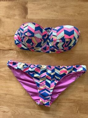 Zinke Bikini‎ 2 Piece Swimsuit Multi Color - Small